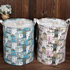 Laundry Baskets/Hamper Clothes Storage Wash Bag Waterproof Storage Barrel-Pink