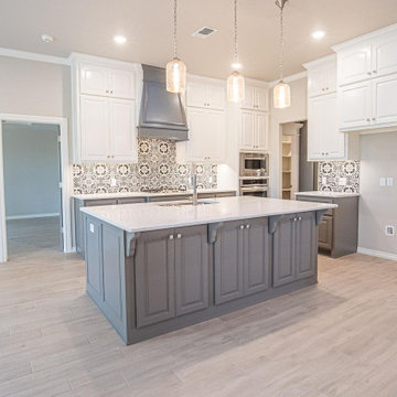 Bold Mashup Back-splash, Kitchen Remodel in Los Angeles, CA
