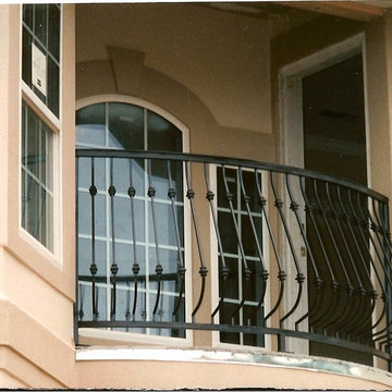 Exterior Iron Hand Rail