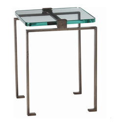 Fisher Accent Table With Natural Glass - Side Tables And End Tables