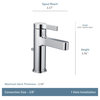 Moen 6710 Vichy Single Hole Bathroom Faucet Includes Metal Pop-Up Drain Assembly