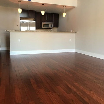 Brazilian Cherry Refinished Wood Floors