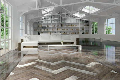 Living room - contemporary living room idea in San Diego