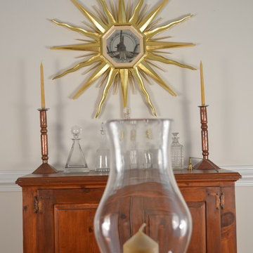 in the style of 18th and 19th century sunburst mirrors, hand carved water gilded