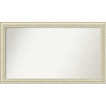 Wall Mirror Choose your Custom Size, Country White Wash