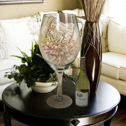 Epicureanist Large Decorative Wine Glass - Decorative Objects And Figurines