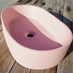 Polished concrete basins - Bathroom Vanities