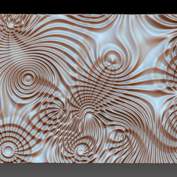 Flow 7953 wavy 3D relief - Wall Sculptures