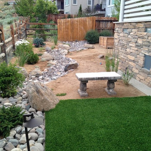 Inspiration pour un jardin minimaliste.