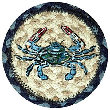 Blue Crab Printed Coaster 5"x5"