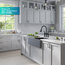 Bellucci Workstation 33" Farmhouse Apron Granite Composite Kitchen Sink MGR