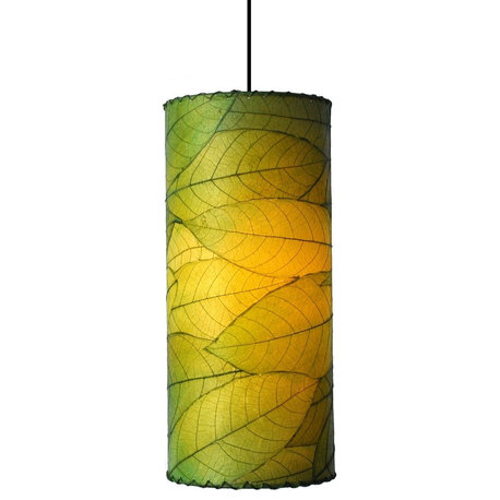 Cylinder Pendant Lamp, Green