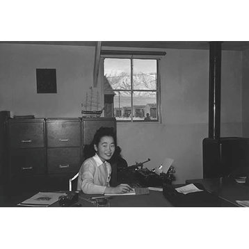 Yoshiko Joan Mori, Stenographer in Education Office- Paper Poster 12" x 18"