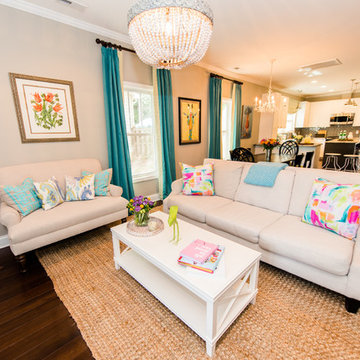 Transitional Living Room Design