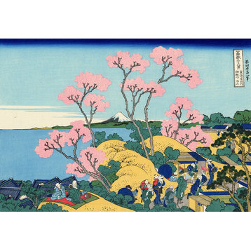 The Fuji From Gotenyama by Katsushika Hokusai, art print