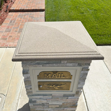 Handcrafted Concrete Custom Mailbox