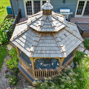 Vintage Collection English Walnut, Universal Rail Exresso, Gazebo Refurbishment