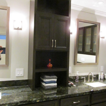 Contemporary Meyerland Master Bath