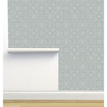 Tile Mint Wallpaper by Monor Designs, Sample 12"x8"