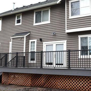 Contemporary Deck Install in Kenmore