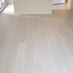7 inch grey engineered glued down - Hardwood Flooring