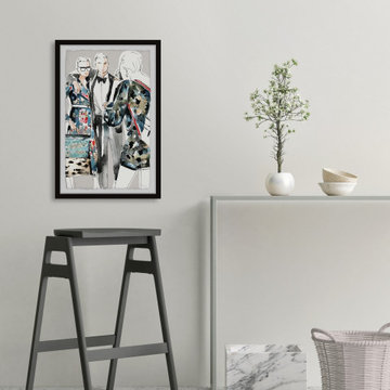 "The Perfect Photo" Framed Painting Print