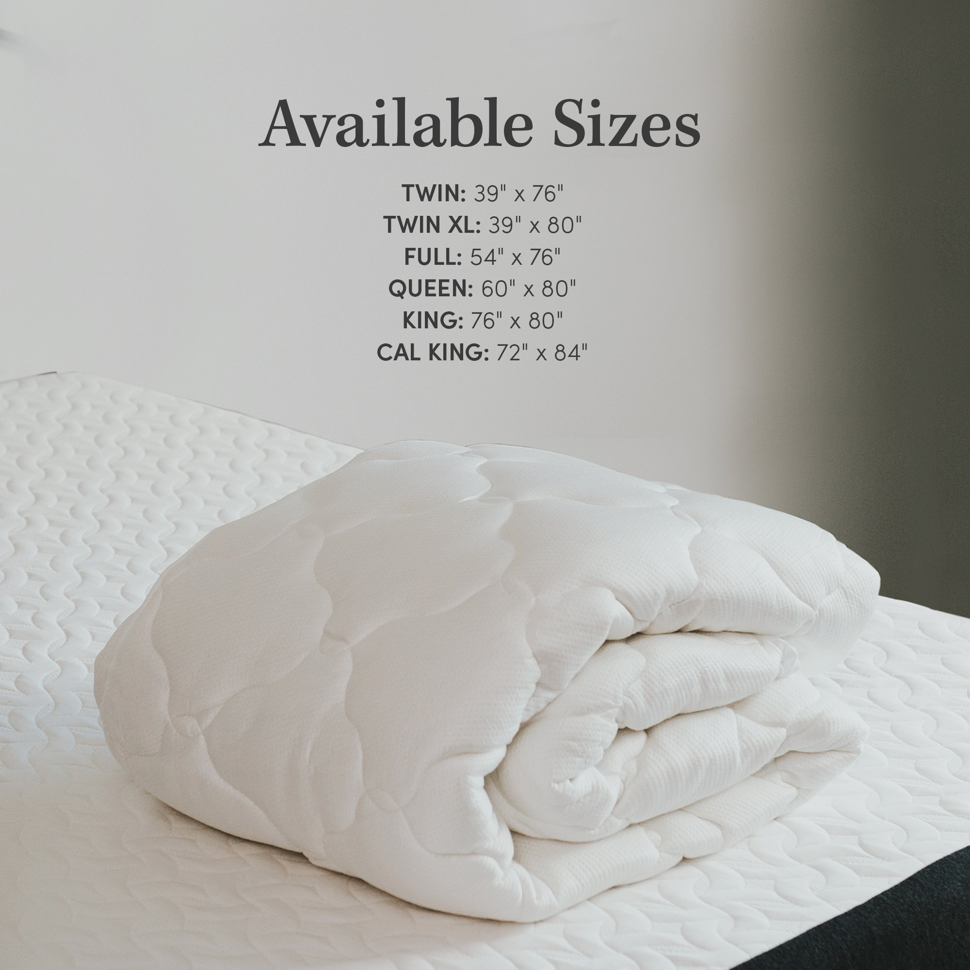 Bamboo Pillow Top Mattress Pad, Queen