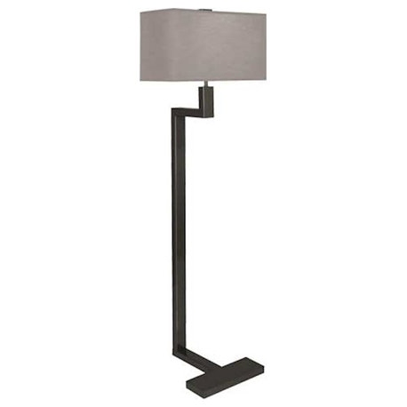 Robert Abbey Doughnut 2 Light Floor Lamp, Deep Patina Bronze