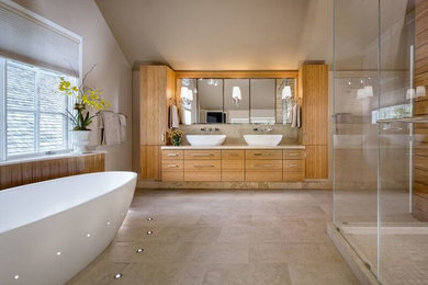 Bathroom - contemporary bathroom idea in Providence