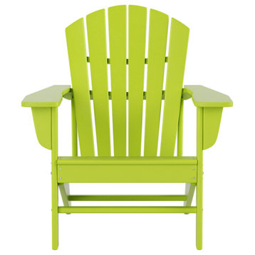 WestinTrends Outdoor Patio Adirondack Chair, Fire Pit Chairs, Lime