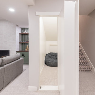 Family-Friendly Basement Remodel with Custom Features