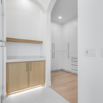 Sherwood Park Custom Home - Rift Cut White Oak with Natural Lacquer