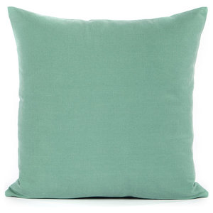 Solid Seafoam Green Accent Throw Pillow Cover Contemporary
