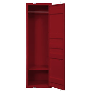 Acme Cargo Wardrobe Double Door Red Industrial Armoires And Wardrobes By Hedgeapple Houzz