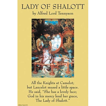 Lady of Shalott- Gallery Wrapped Canvas Art 12" x 18"