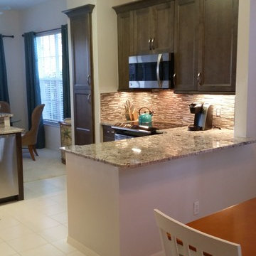 "grey storm" kitchen and little spark