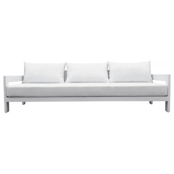 Renava Wake Modern White Outdoor Sofa