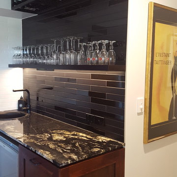 Home Bar.  Repurposed Furniture.  Custom Wine Holder.  Wine Cellar.