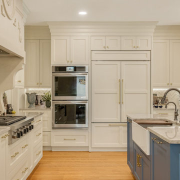 Denver Hilltop Modern French Kitchen