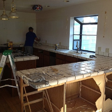 Demolition in progress!