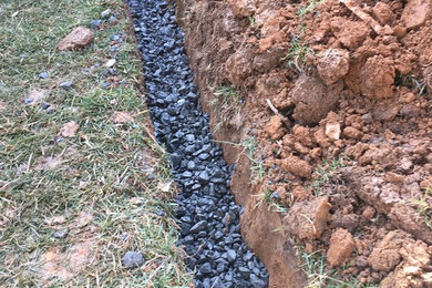 French Drain Instaltion
