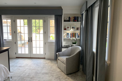Bedroom - traditional bedroom idea in Boston