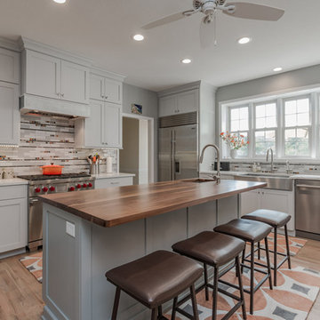Mod Mosaics Poppy Grey Kitchen