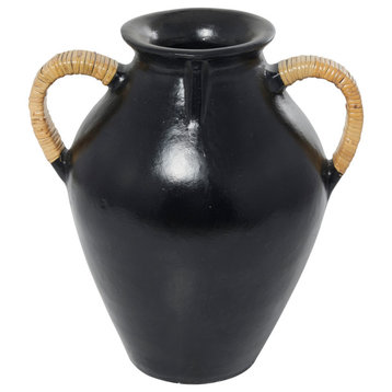 Modern Black Ceramic Vase 563629