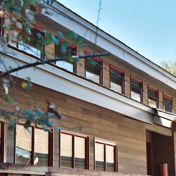 Clerestory Window Exterior, Faculty House, Palo Alto, CA, ENRarchitects with Top