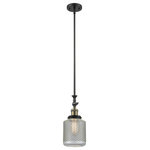 Innovations Lighting - 1-Light Dimmable LED Stanton Mini Pendant, Black Antique Brass, Clear Wire Mesh - 1-Light Dimmable LED Stanton Mini Pendant, Black Antique Brass, Clear Wire Mesh