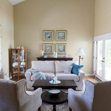 Orange Living Room