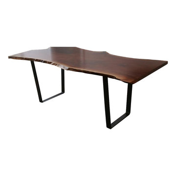 Beautiful live edge walnut dining table