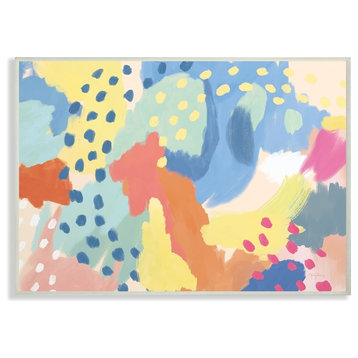 Stupell Ind. Bright Life Abstract Colors Wall Plaque, 13x19