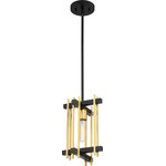 Nuvo Lighting - Nuvo Lighting 60/6522 Marion - 1 Light Mini Pendant - Marion; 1 Light; Mini Pendant; Aged Bronze FinishMarion 1 Light Mini  Aged Bronze/Natural  *UL Approved: YES Energy Star Qualified: n/a ADA Certified: n/a  *Number of Lights: Lamp: 1-*Wattage:20w T9 Medium Base bulb(s) *Bulb Included:Yes *Bulb Type:T9 Medium Base *Finish Type:Aged Bronze/Natural Bronze